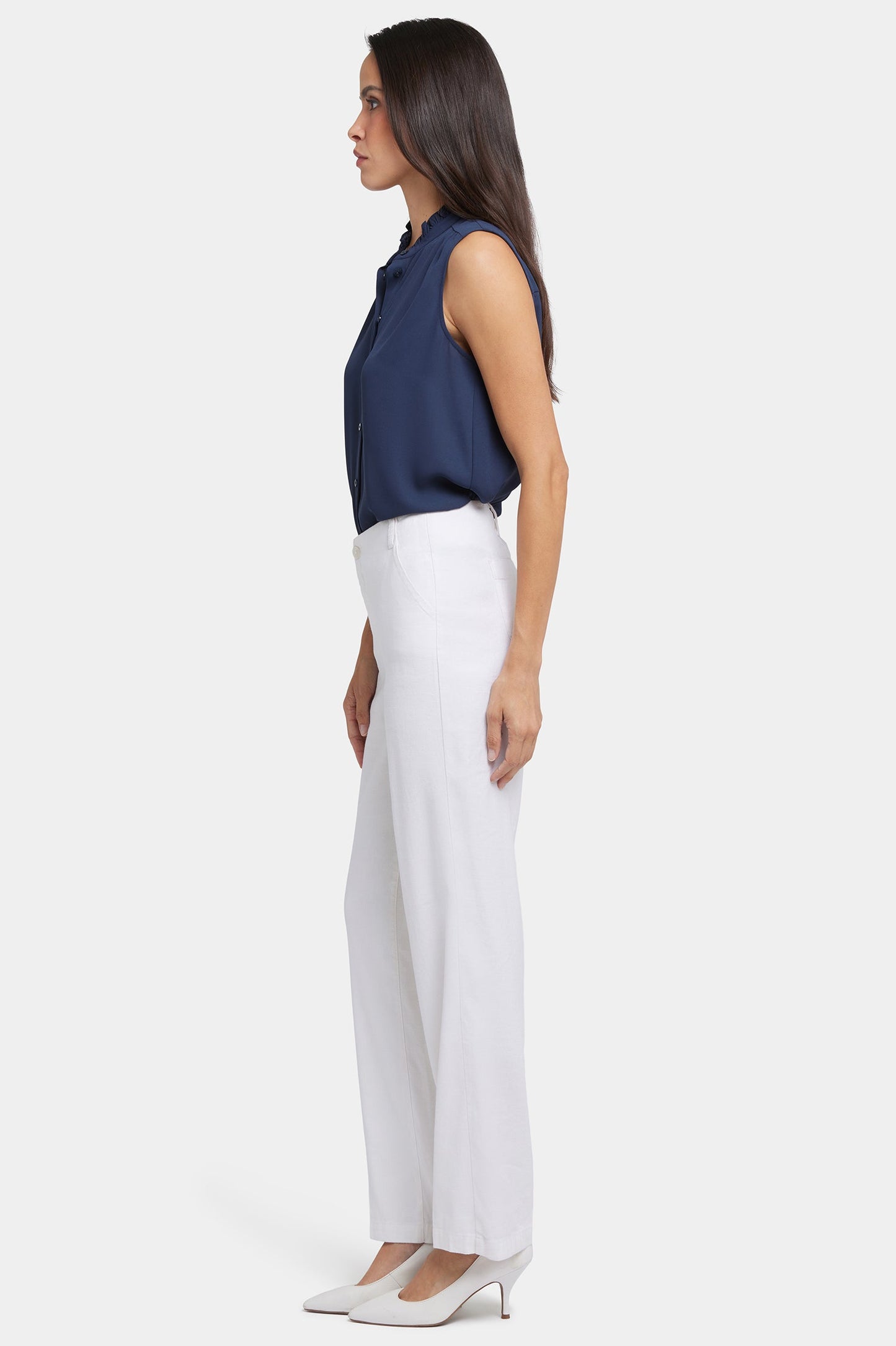 Marilyn Straight Pants - Optic White