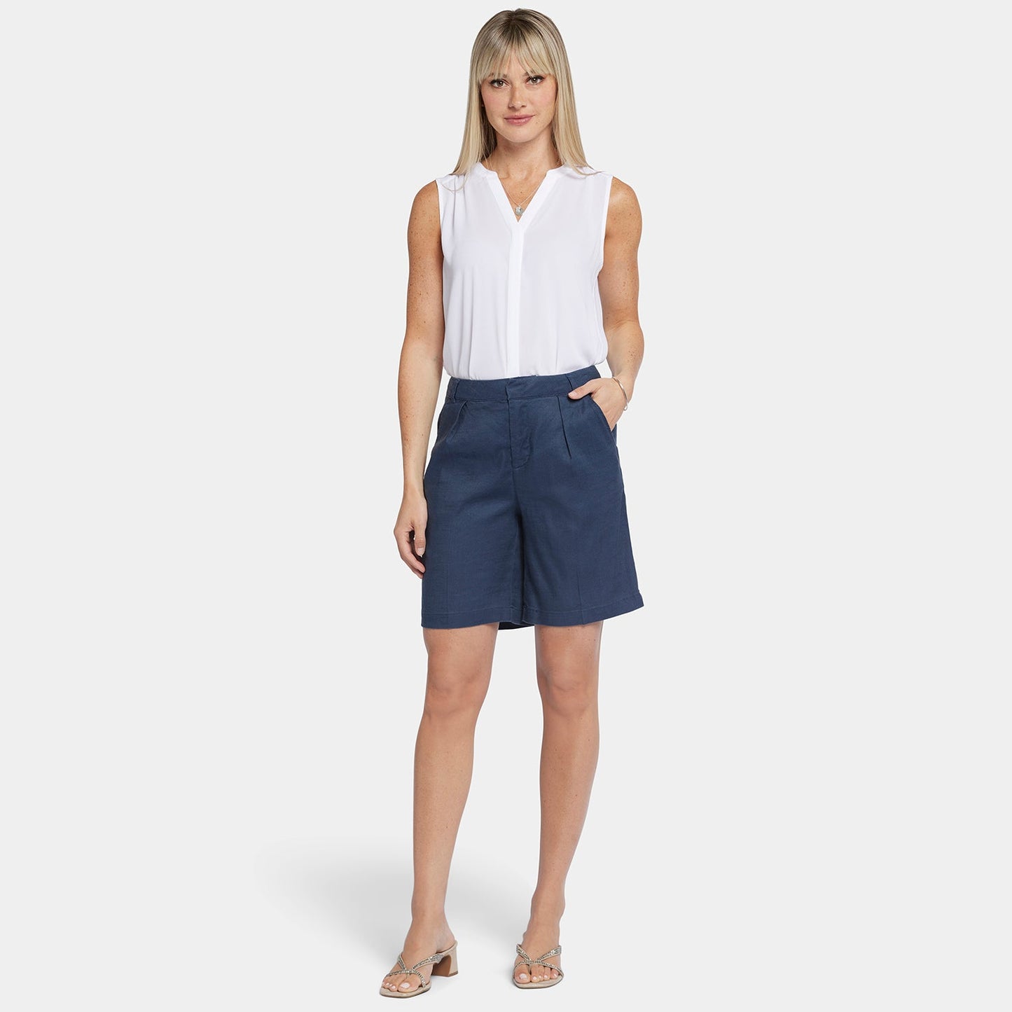 Relaxed Shorts  - Oxford Navy