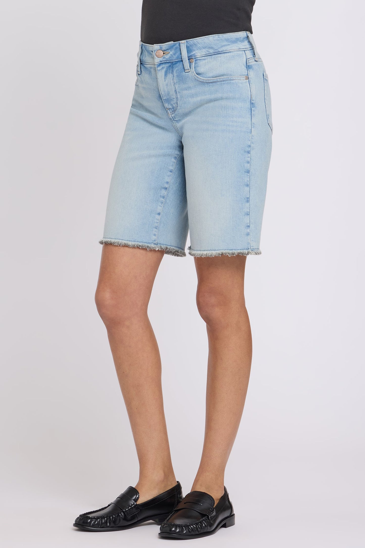 Boyfriend Denim Shorts - Keys View