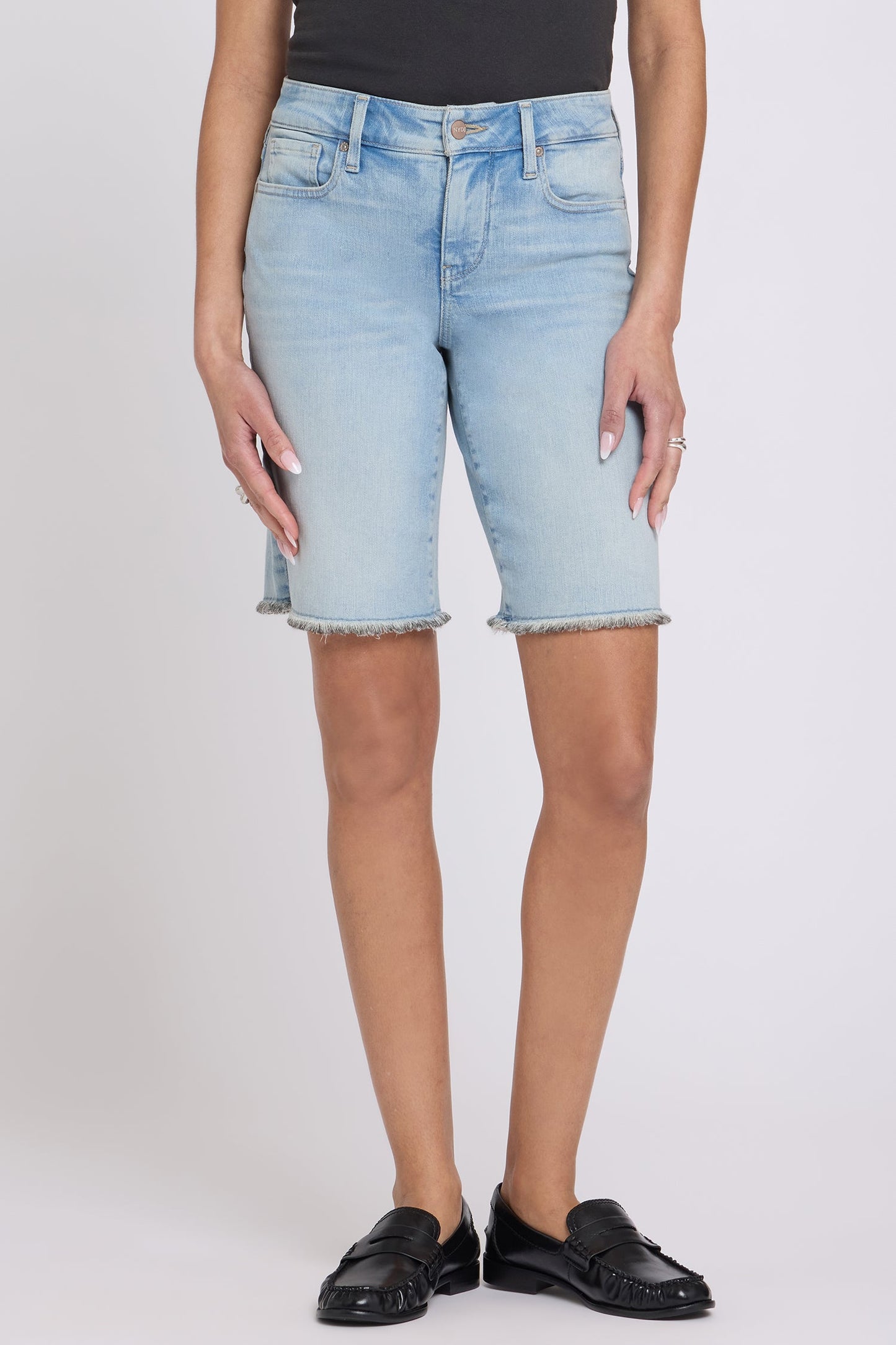 Boyfriend Denim Shorts - Keys View