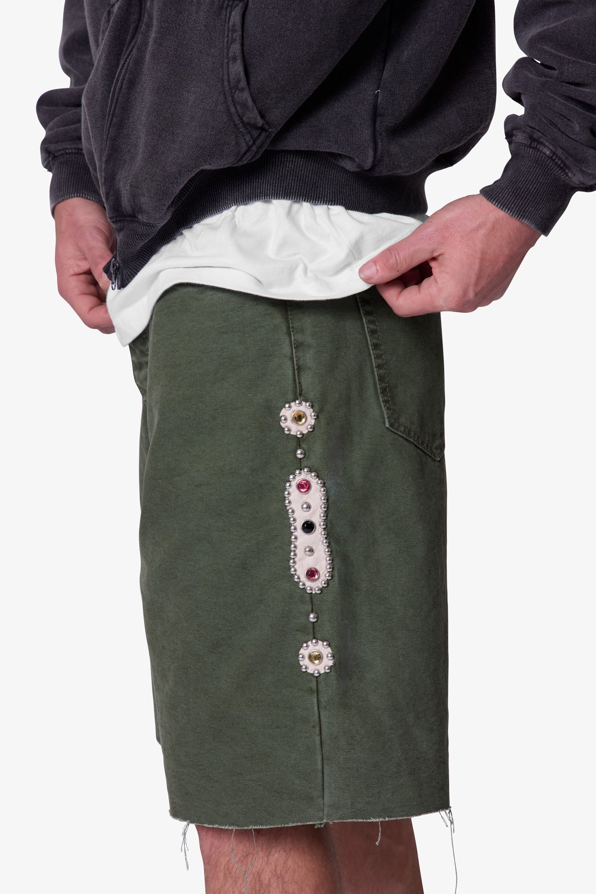 Mojave Canvas Shorts - Olive