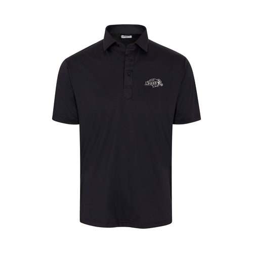 North Dakota State Featherweight Flex Polo Black
