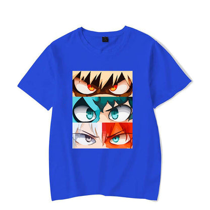 2024Hot Deku Bakugou Katsuki Todoroki Shoto Printed T-shirts