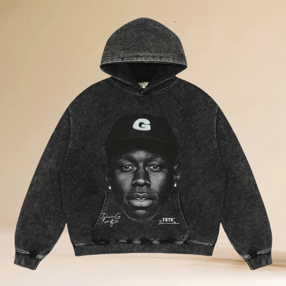 Asap Rocky Hoodie print men's and women's autumn and winter sweater VINTAGE washed and old