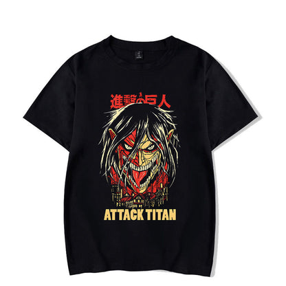 Anime Attack On Titan T-Shirt Hip Hop Oversized Streetwear