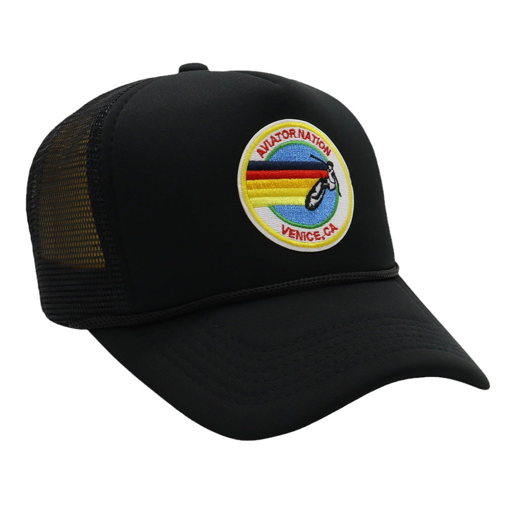 Bass Pro Shops Hat Spring/Summer Embroidery Baseball Cap Outdoor Sports Mesh Cap Cap