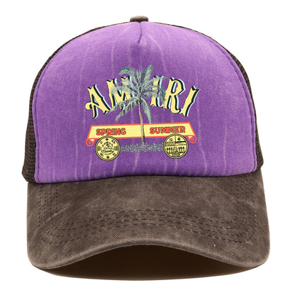 Amiri Hat Baseball Cap Alphabet Print Casual Cap