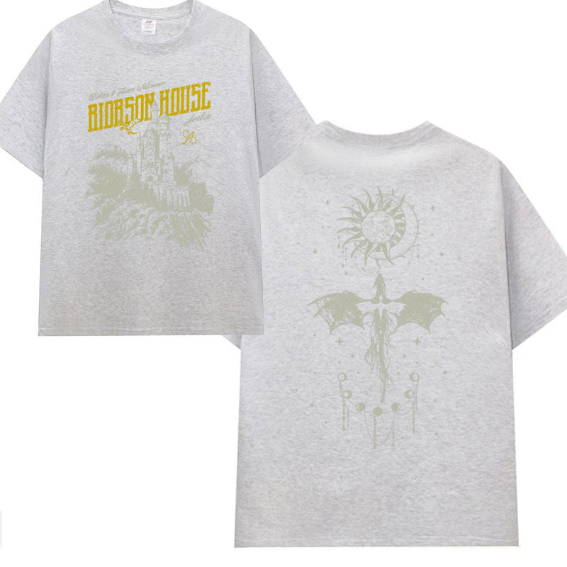 Basgiath War College Fourth Wing Dragon Rider Graphic T Shirt