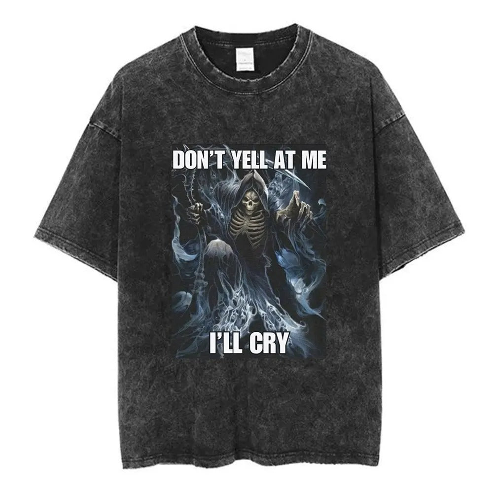 Autism Skeleton Meme T Shirt Funny Skull Men Women Fashion