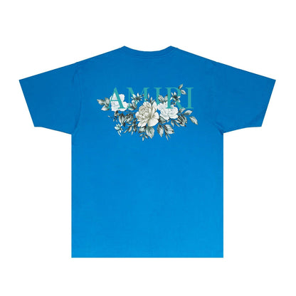 Amiri T Shirts Fashion Brand T Shirt Short Sleeve T-shirt Blouse