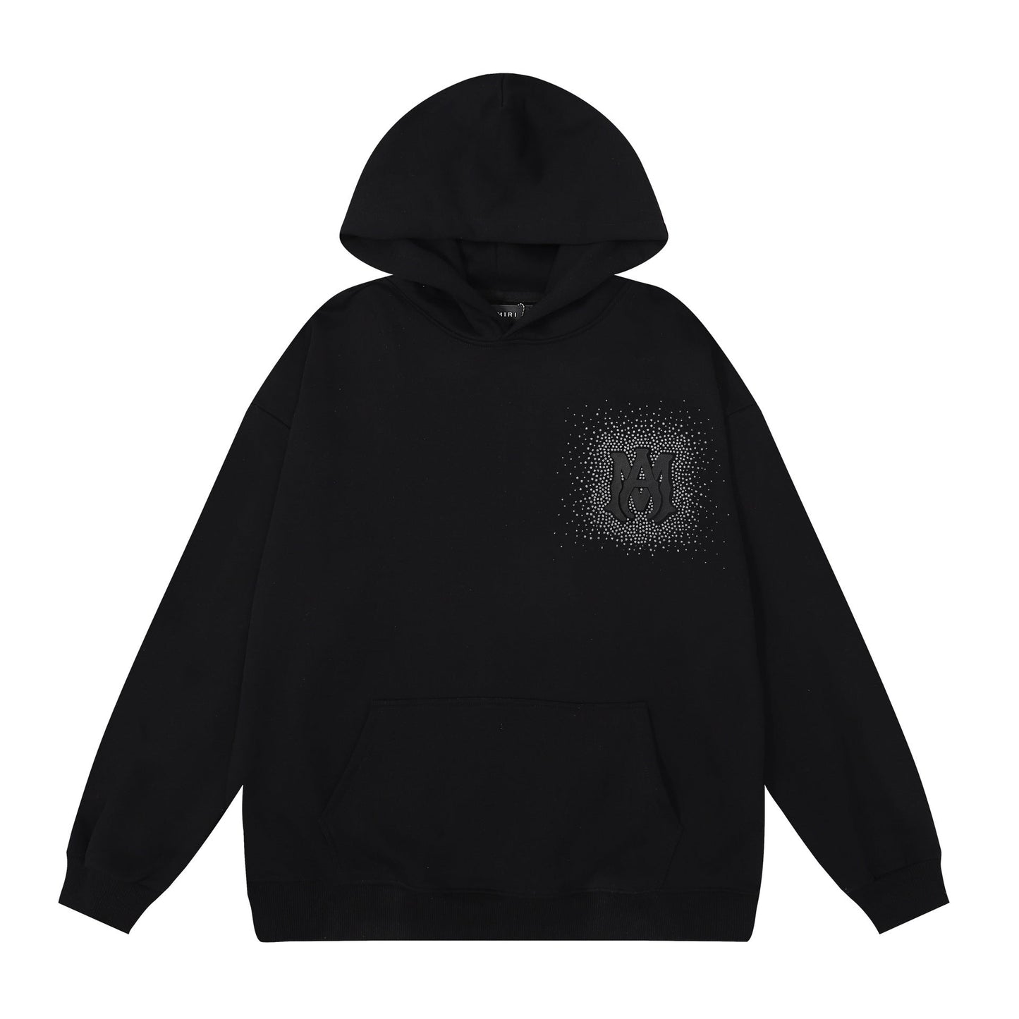 Amiri Hoodie OW Hot Diamond Letter Pattern Pullover Hooded Sweater Men and Women