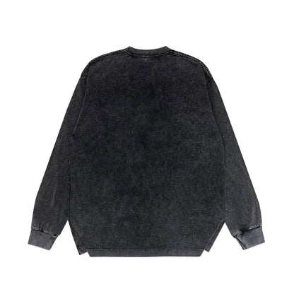 Amiri Long-Sleeve Shirt Vintage Distressed Long Sleeve T-shirt