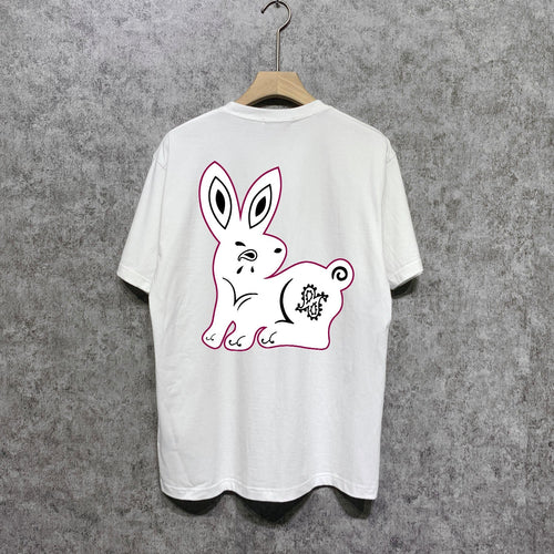 Amiri T-Shirt Rabbit Printed Short Sleeve T-shirt