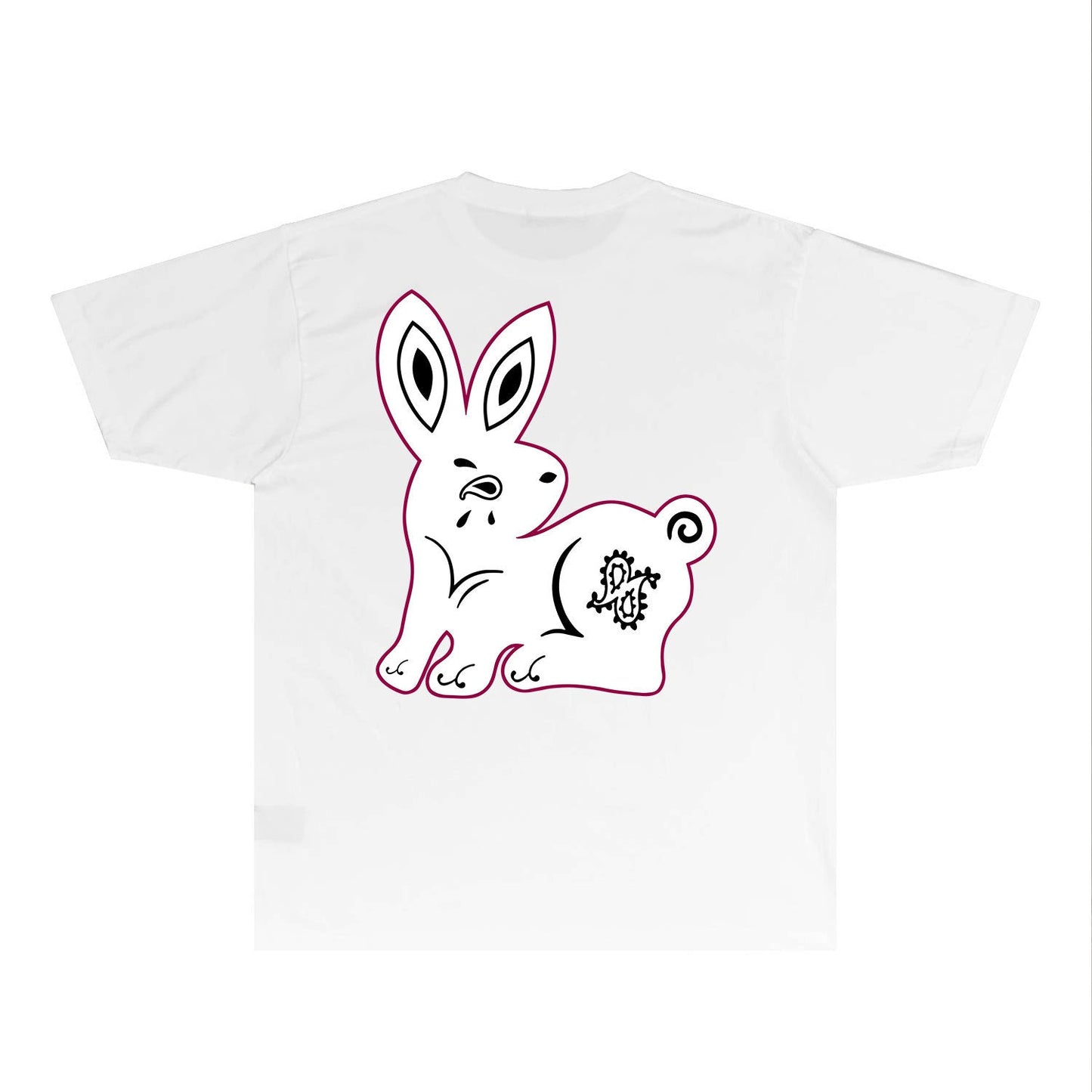 Amiri T-Shirt Rabbit Printed Short Sleeve T-shirt