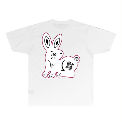 Amiri T-Shirt Rabbit Printed Short Sleeve T-shirt