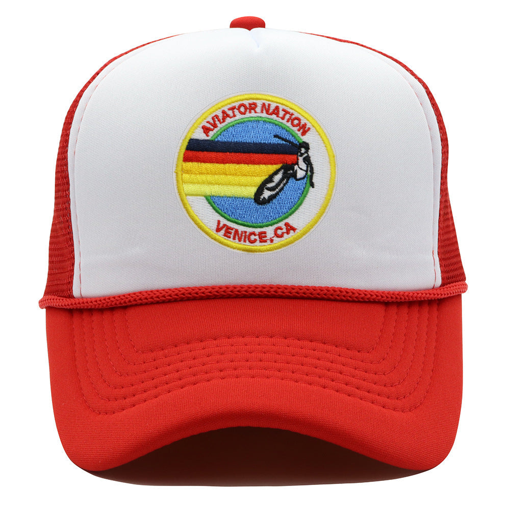Bass Pro Shops Hat Spring/Summer Embroidery Baseball Cap Outdoor Sports Mesh Cap Cap
