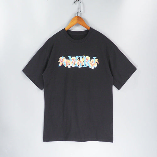 Amiri T Shirt Floral Color Letter Printing