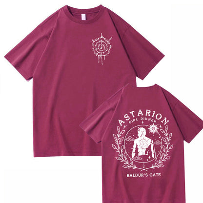 Astarion Girl Dinner T-Shirt Baldurs Gate 3 Shirt Astarion