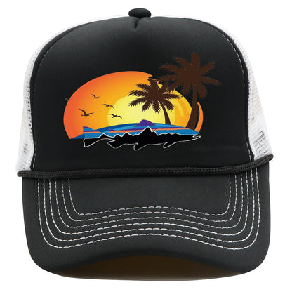 Bass Pro Shops Hat Summer Outdoor Surfing Shade Baseball Cap Sunscreen Printed Fishing Net Cap