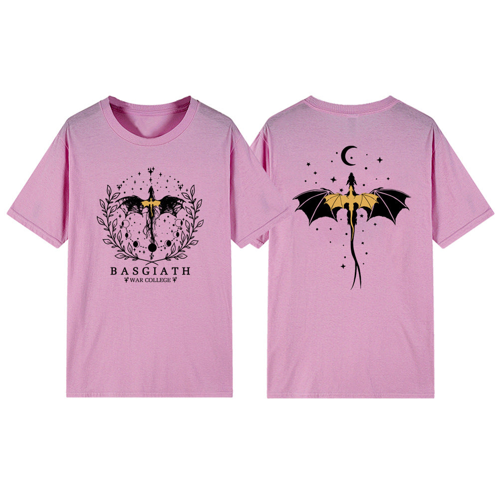 Basgiath War College Double-side T-Shirt Fourth Wing Shirt