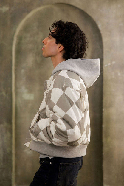 Overwashed Reversible Bomber Jacket - Olive