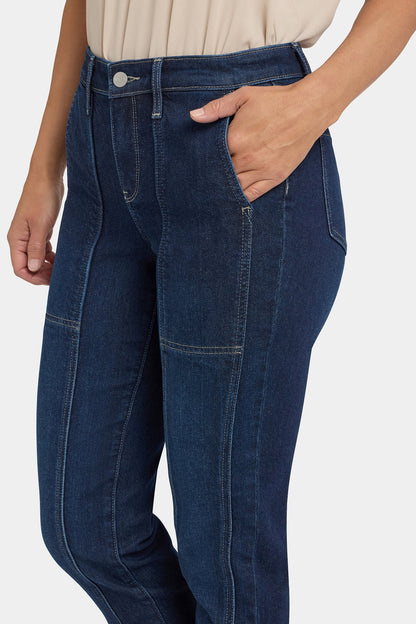 Margot Girlfriend Jeans In Petite - Midnight Breeze