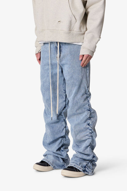 Ruched Denim - Light Blue