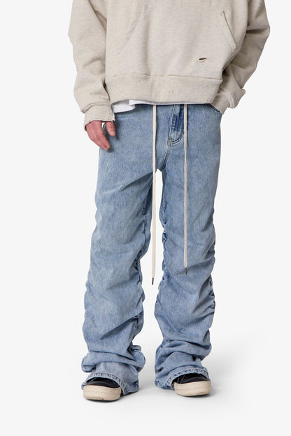 Ruched Denim - Light Blue