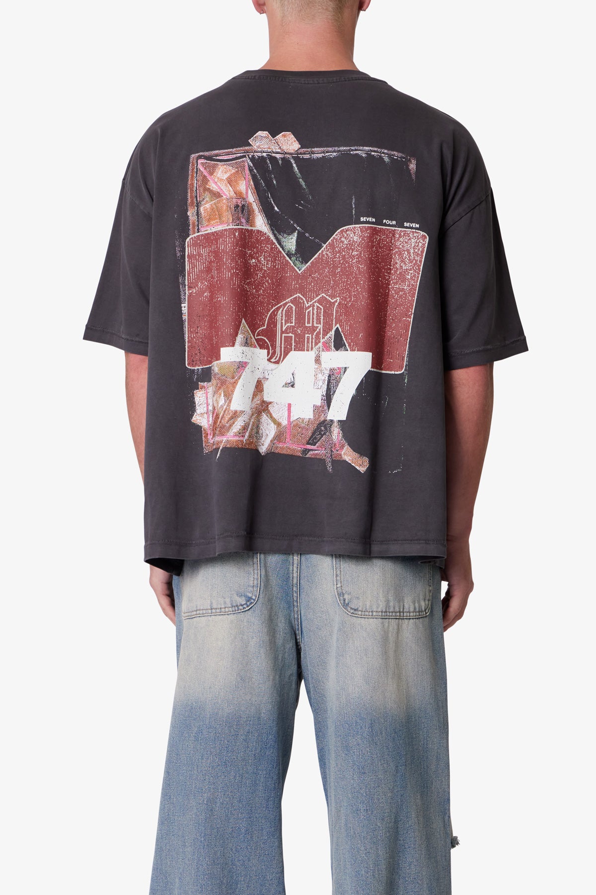 Still Life Printed Tee - Washed Black