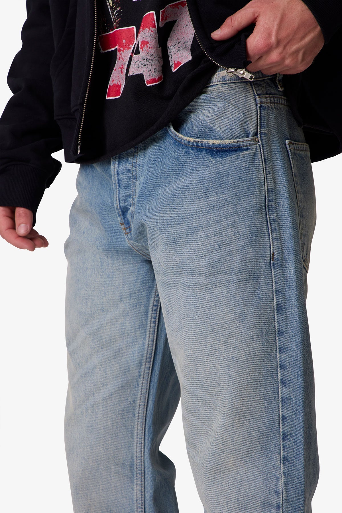 Straight Denim - Western Blue