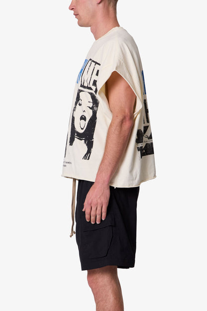 Stuck With Me Cut Off Tee - Off White