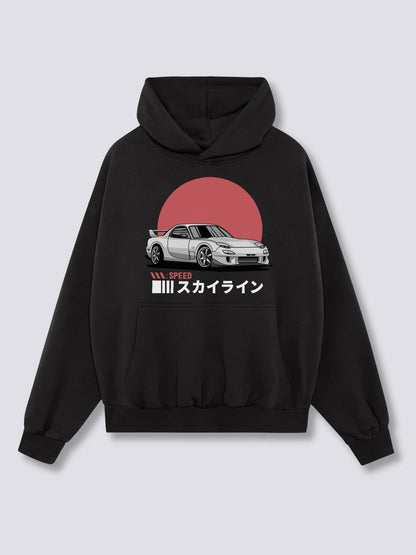 Front Print - Sunrise Drive Hoodie