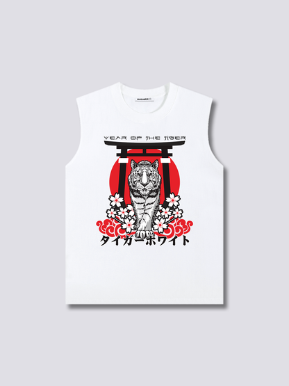 Front Print - Tiger Force Tank Top