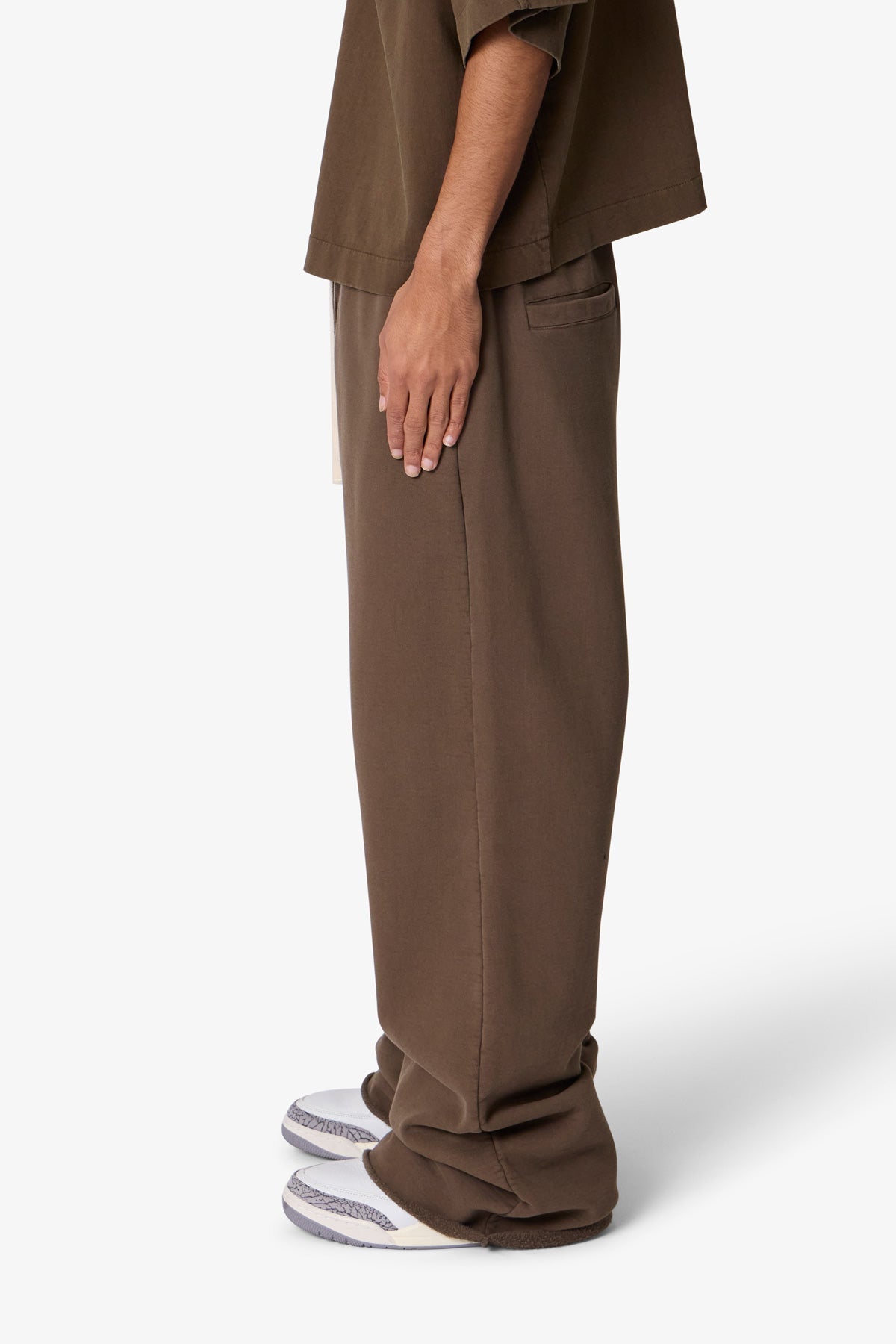 Ultra Baggy Heavy Fleece Sweatpants - Olive
