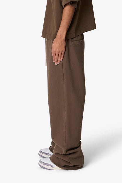 Ultra Baggy Heavy Fleece Sweatpants - Olive