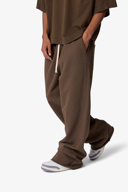Ultra Baggy Heavy Fleece Sweatpants - Olive
