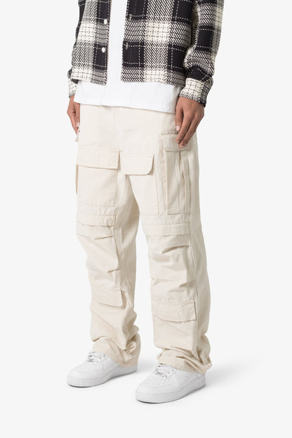 Ultra Baggy Ripstop Cargo Pants - Off White