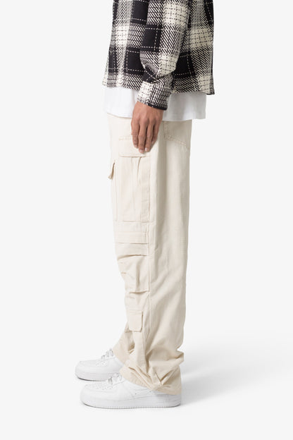 Ultra Baggy Ripstop Cargo Pants - Off White