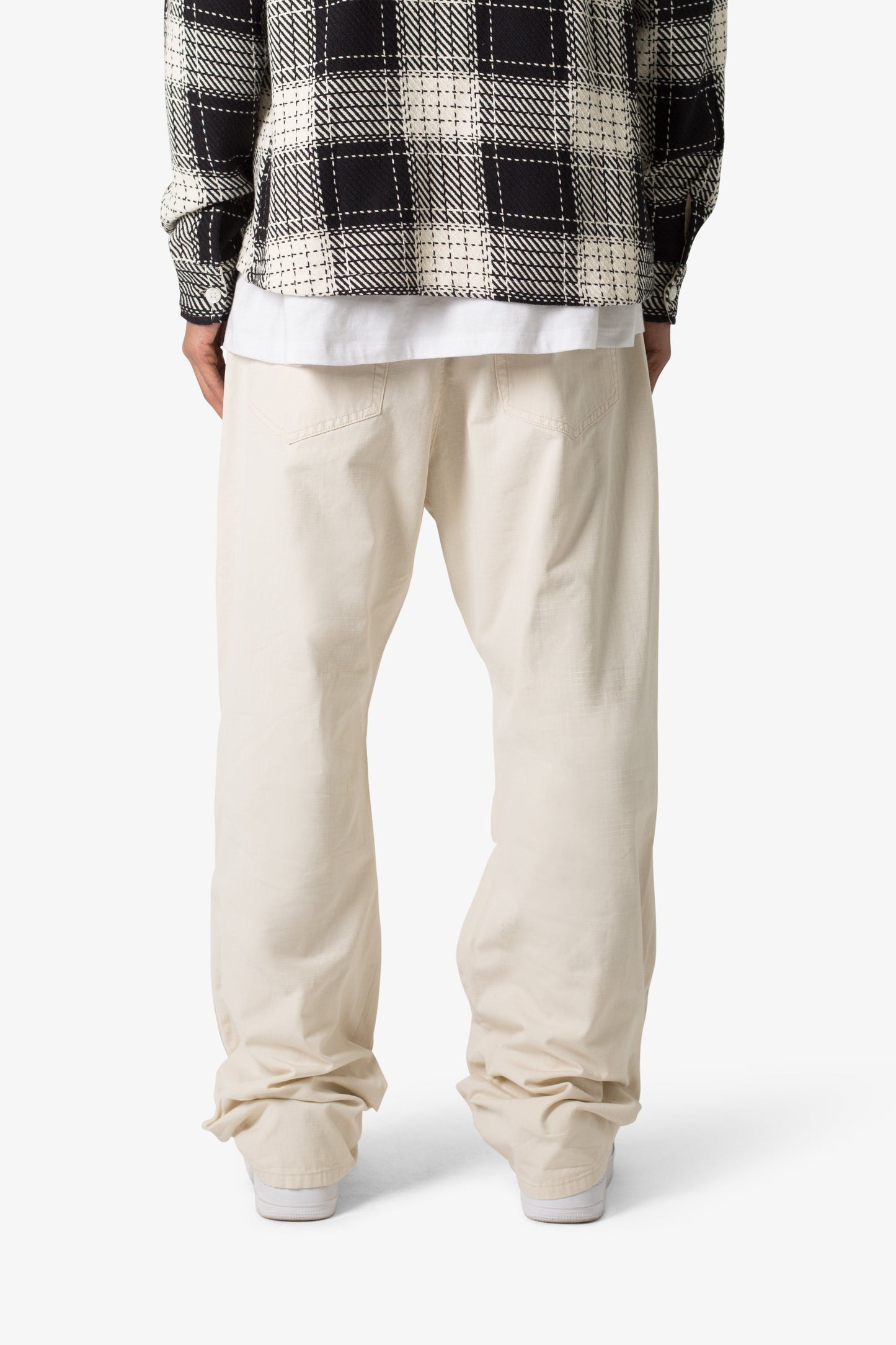 Ultra Baggy Ripstop Cargo Pants - Off White