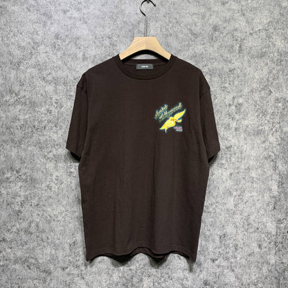 Amiri t shirts star point wings printing short sleeve