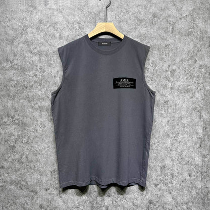 Amiri tank top hollywood art word printing