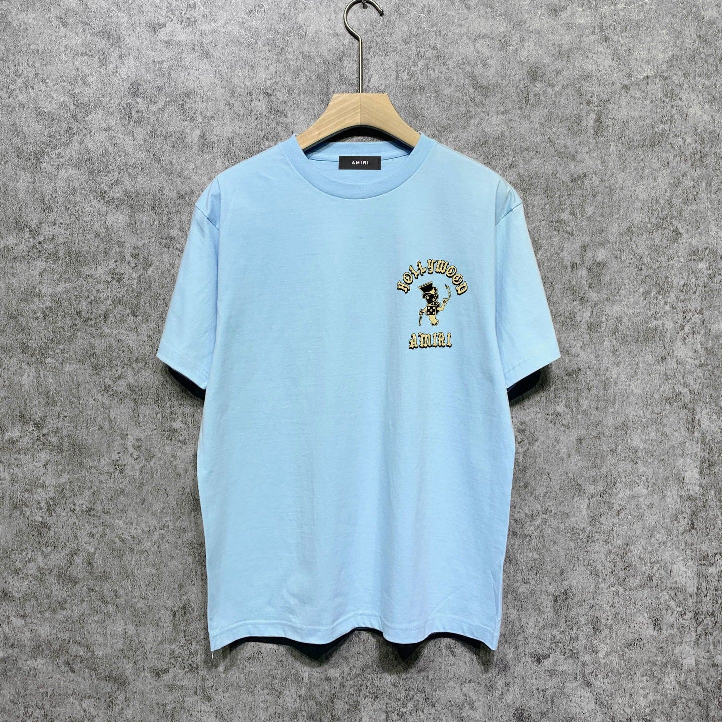Amiri t shirts dice man printing short sleeves