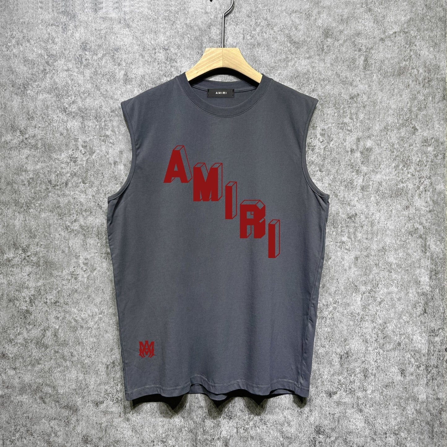 Amiri tank top stereoletter digital printing