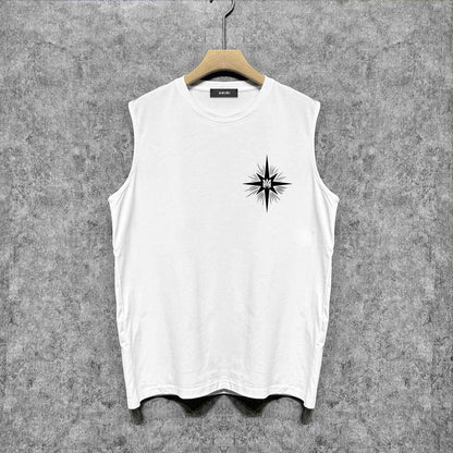 Amiri tank top star shield print