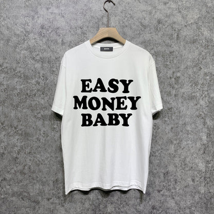 Amiri t shirts letterprinting short sleeves