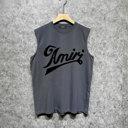 Amiri tank top with flowing letter print