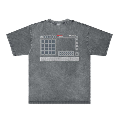 Amiri Washed Distressed T Shirt Printed Trendy Pure Cotton