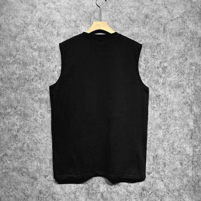 Amiri tank top flame gold letterprinting