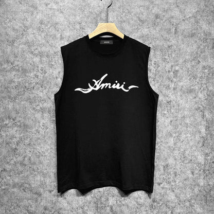Amiri tank top smoke print