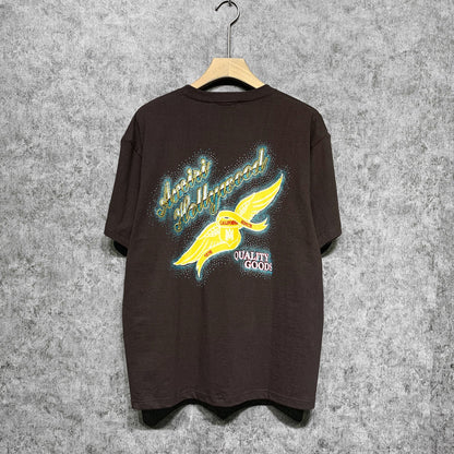 Amiri t shirts star point wings printing short sleeve
